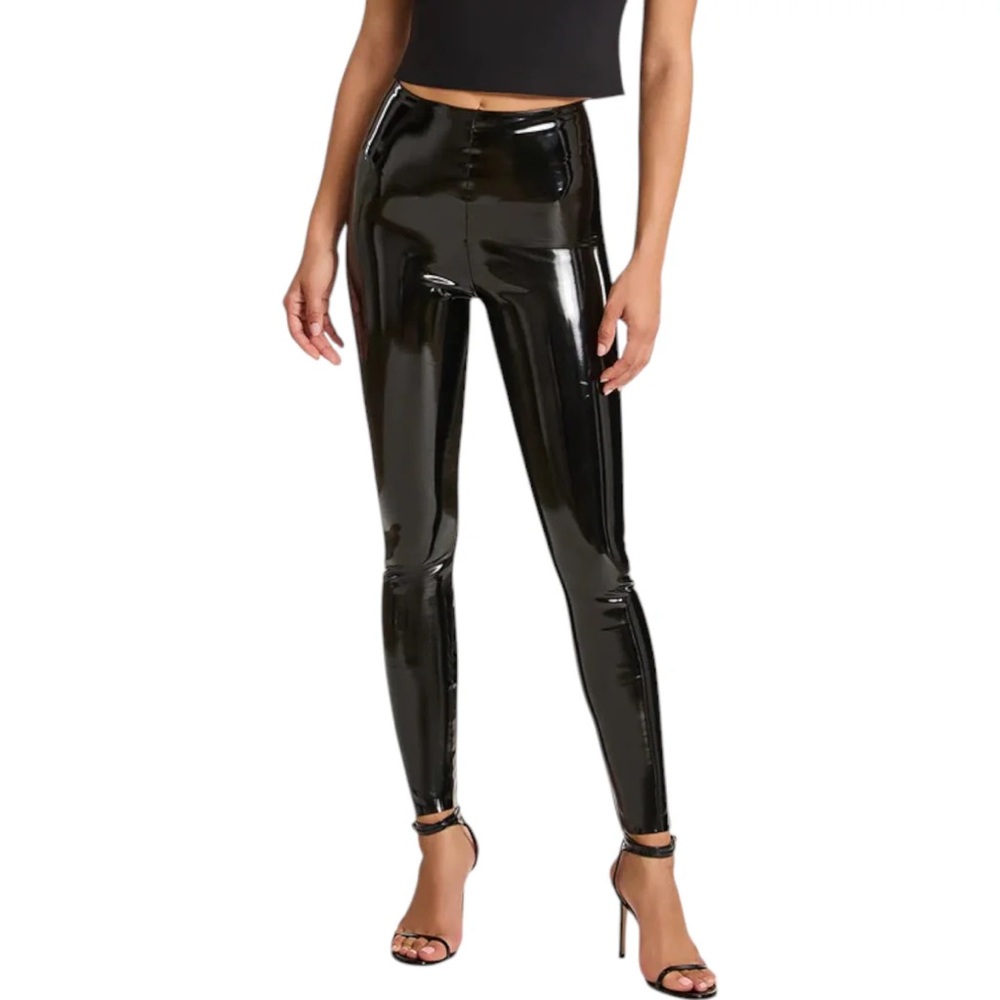 Commando Shiny Black Leggings